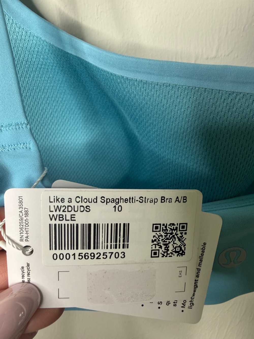 Lululemon Like a Cloud Spaghetti Strap Bra A/B - Picture 6 of 6